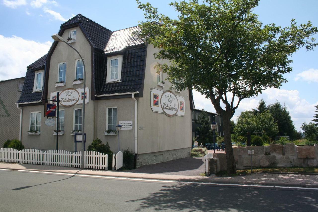Landhaus Edelweiss Bed&Breakfast - Adults Only Neustadt am Rennsteig Eksteriør bilde